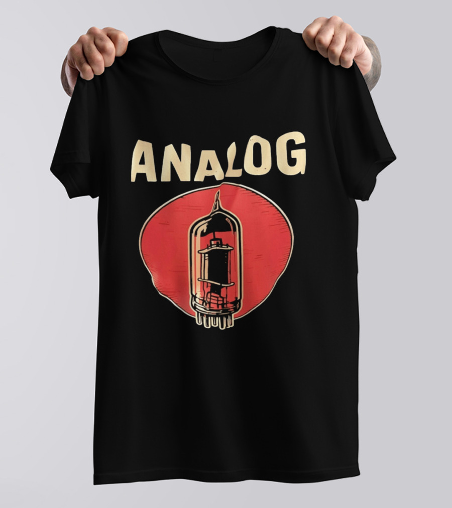 Analog Vacuum Tube Audiophile High Fidelity Audio Components T-Shirt
