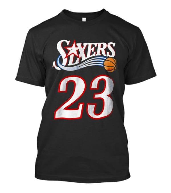 Philadelphia 76ers Number 23 Sixers Basketball Jersey T-Shirt