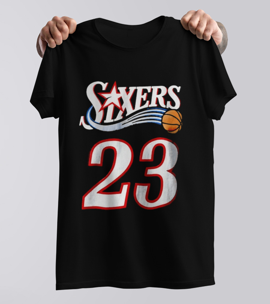 Philadelphia 76ers Number 23 Sixers Basketball Jersey T-Shirt