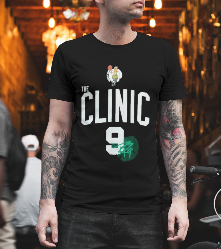 Boston Celtics The Clinic 9 Rajon Rondo Signature T-Shirt