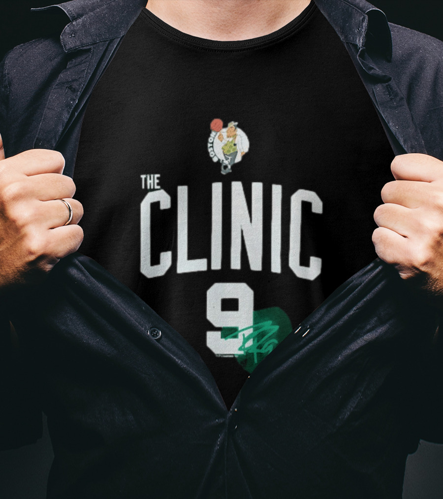 Boston Celtics The Clinic 9 Rajon Rondo Signature T-Shirt