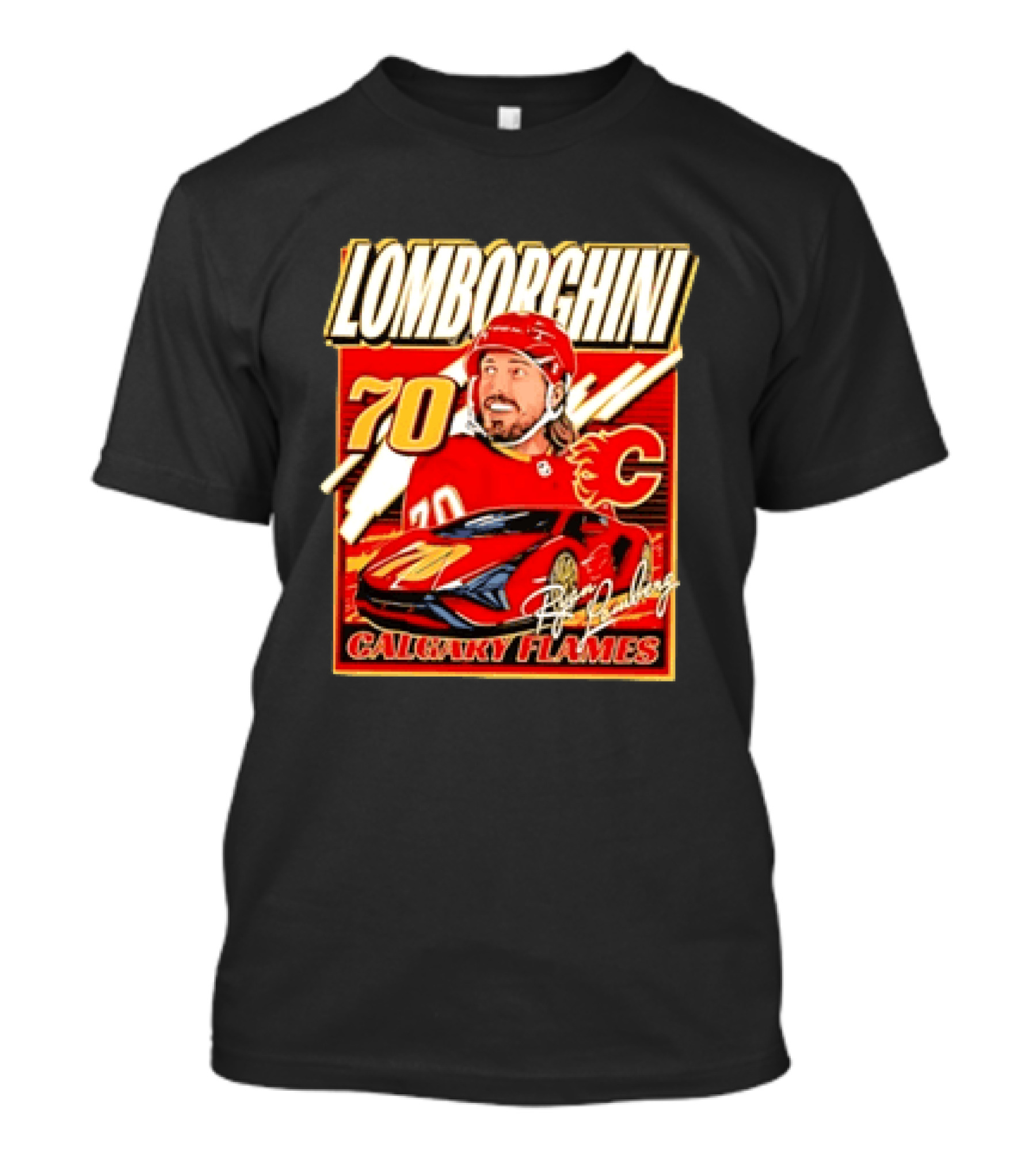 Lomborghini Ryan Lomberg 70 Calgary Flames T-Shirt