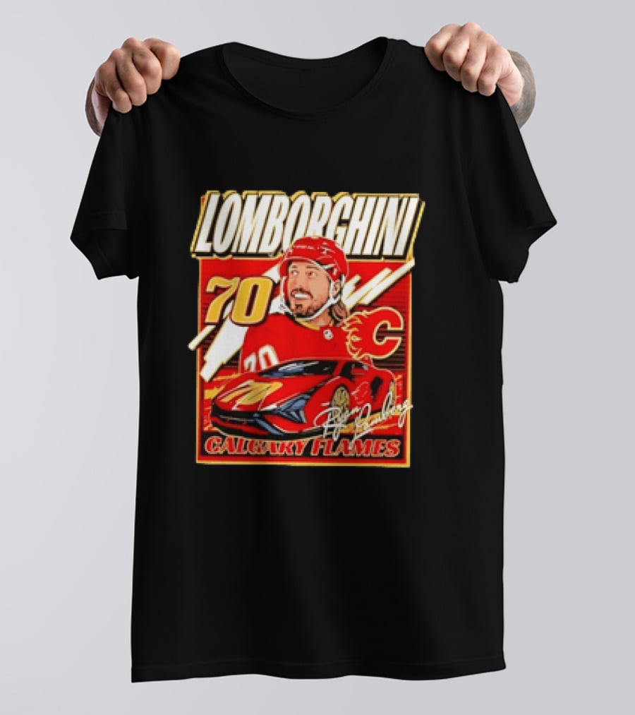 Lomborghini Ryan Lomberg 70 Calgary Flames T-Shirt
