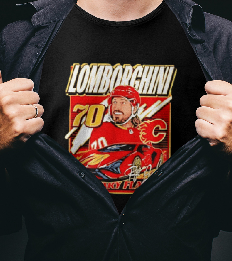 Lomborghini Ryan Lomberg 70 Calgary Flames T-Shirt