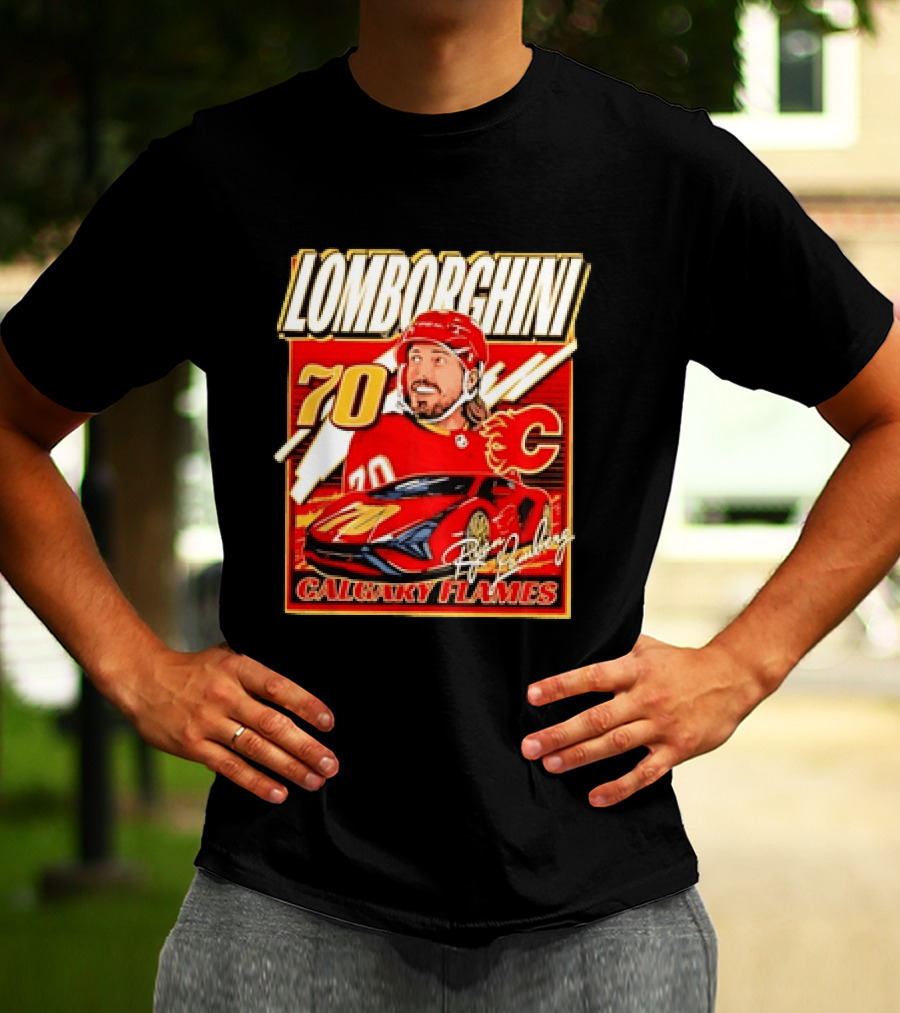 Lomborghini Ryan Lomberg 70 Calgary Flames T-Shirt