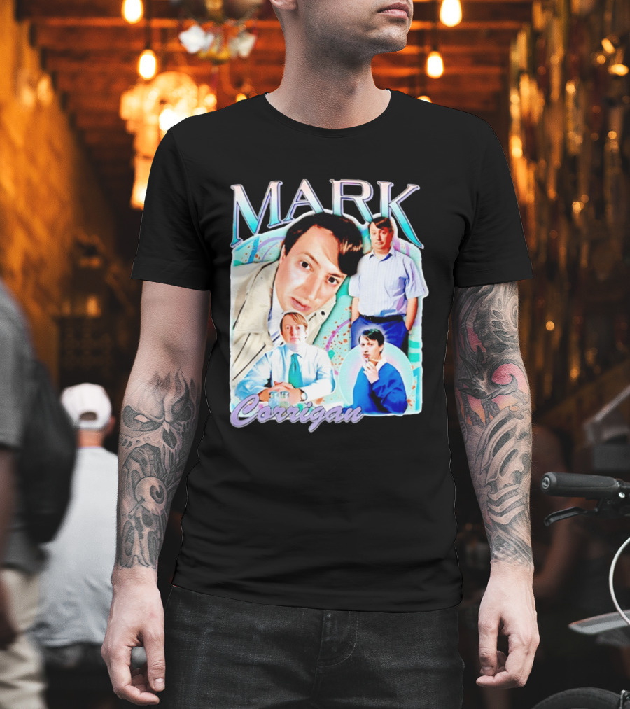 Mark Corrigan Peep Show Character Collage T-Shirt