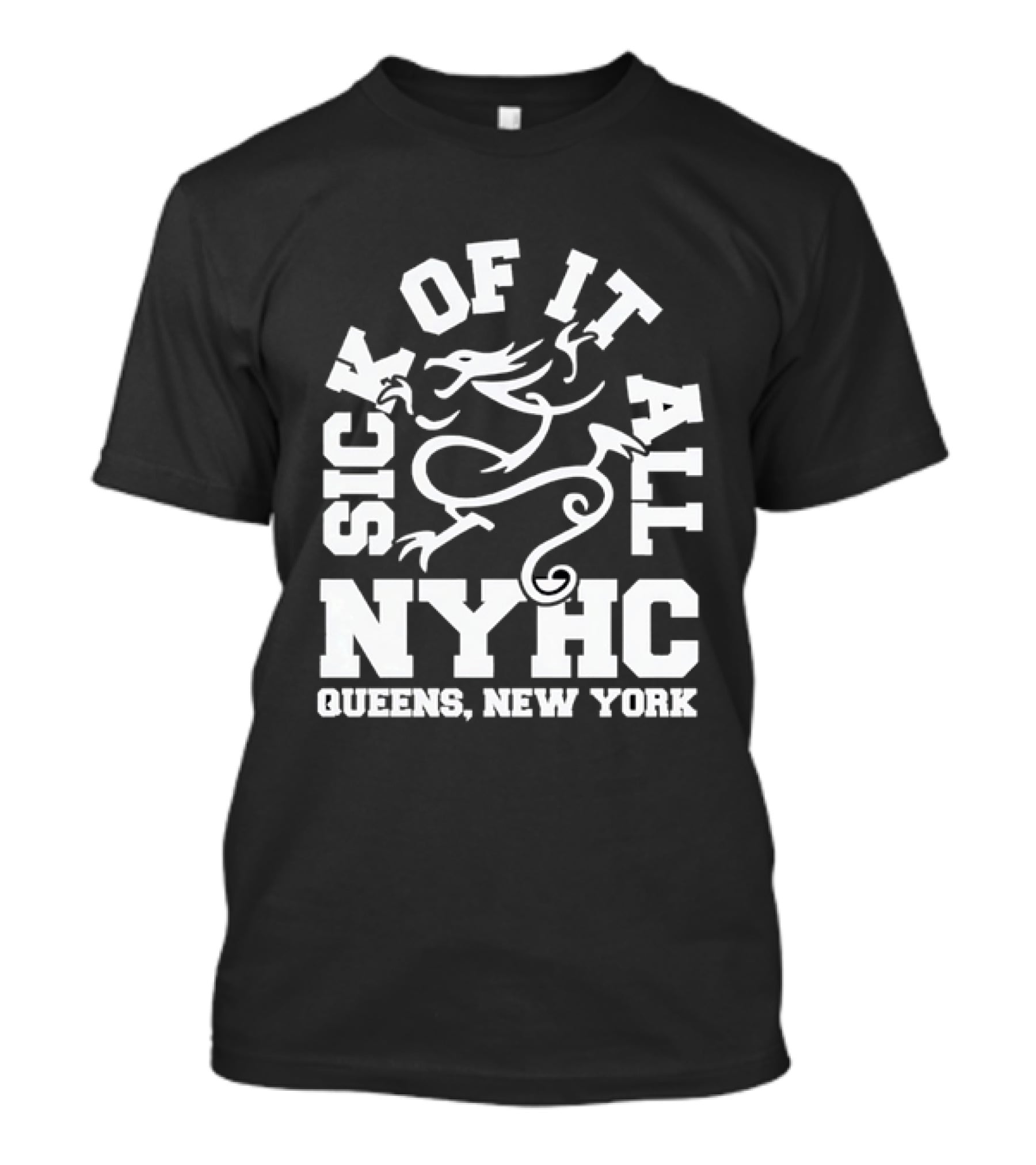 Sick Of It All NYHC Queens New York Hardcore Dragon T-Shirt