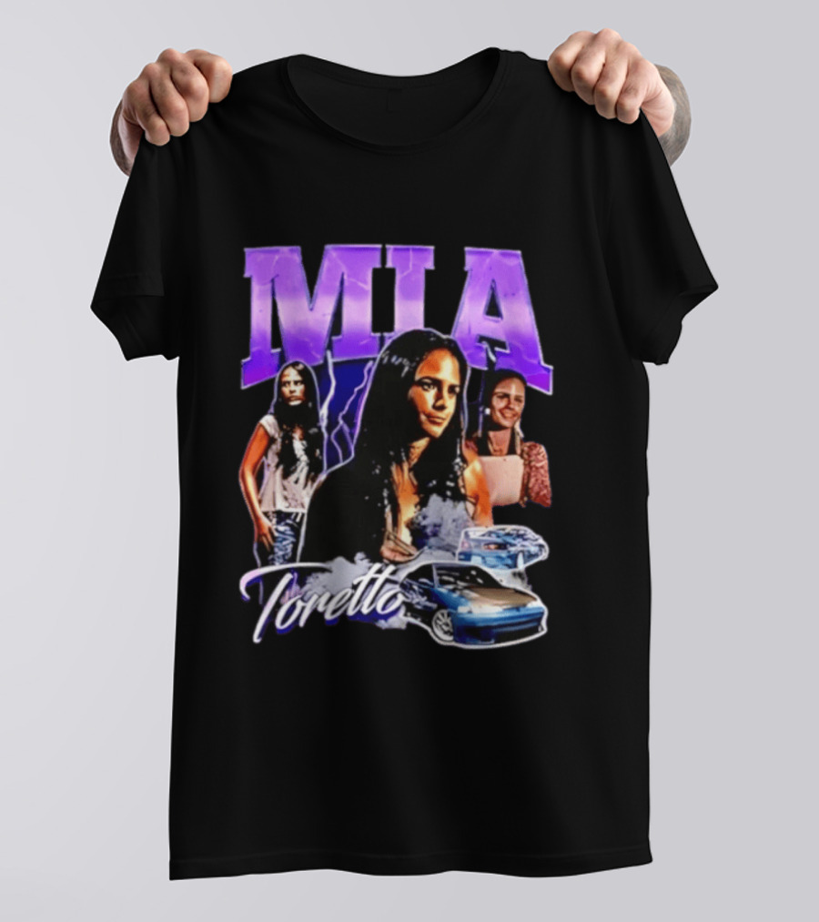Mia Toretto Fast And Furious Movie Character Car Scene T-Shirt