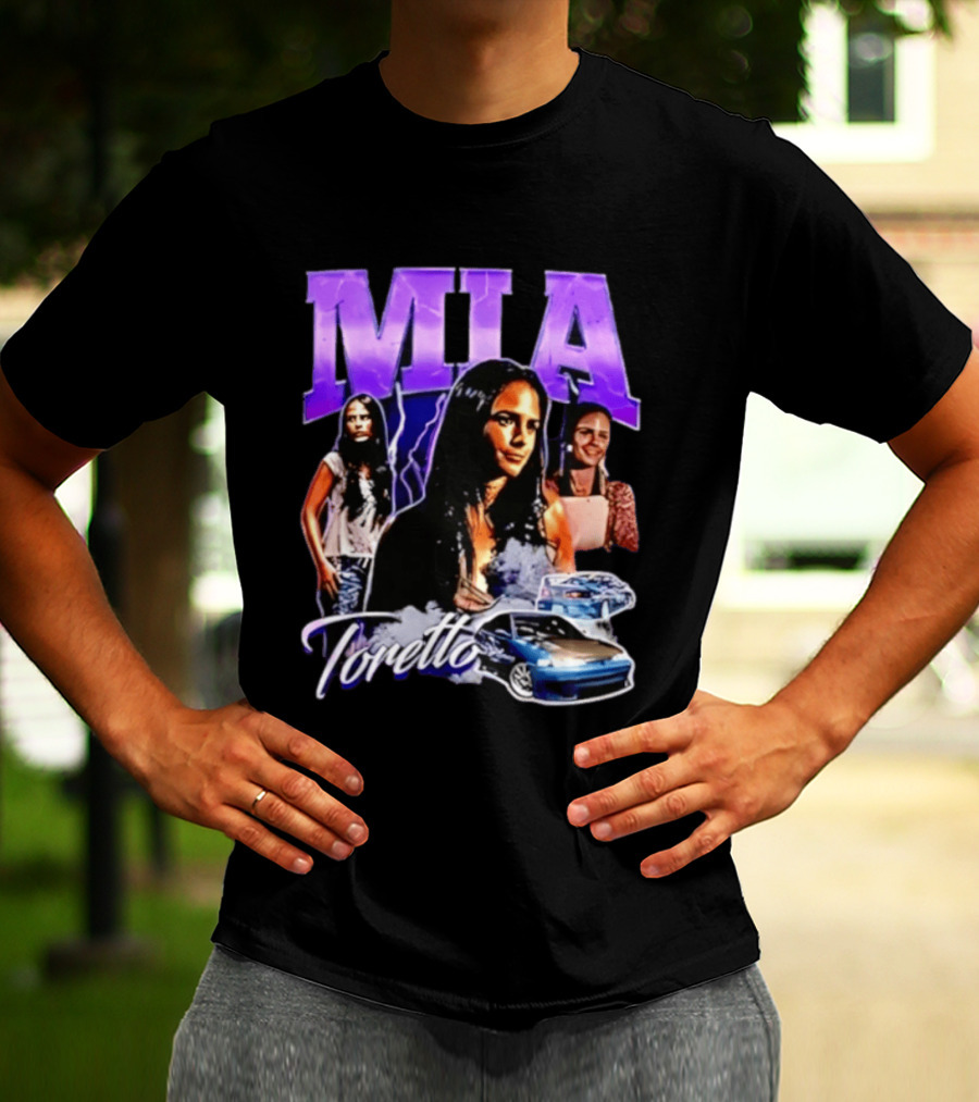 Mia Toretto Fast And Furious Movie Character Car Scene T-Shirt