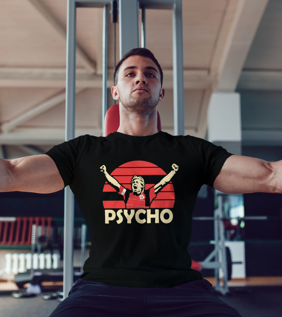 Stuart Pearce Nottingham Forest Psycho Footballer T-Shirt