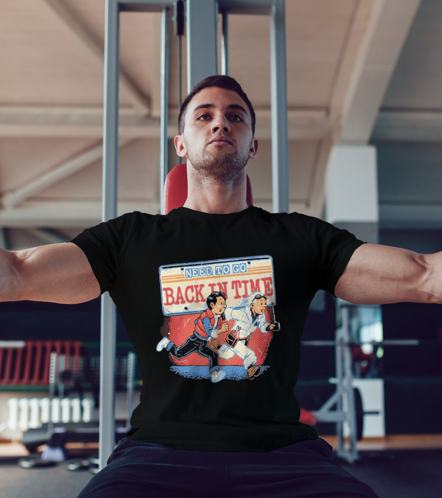 Need To Go Back In Time Retro Adventure T-Shirt