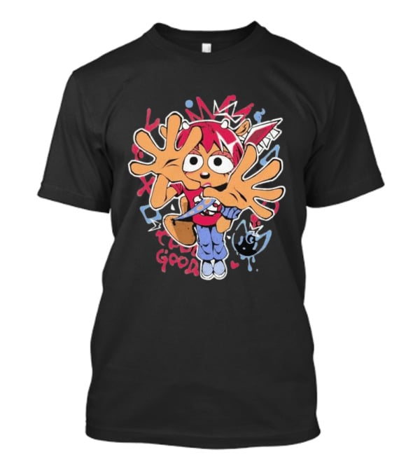 Graffiti Streetwear Character With Graffiti Style Vibes And Expressions T-Shirt