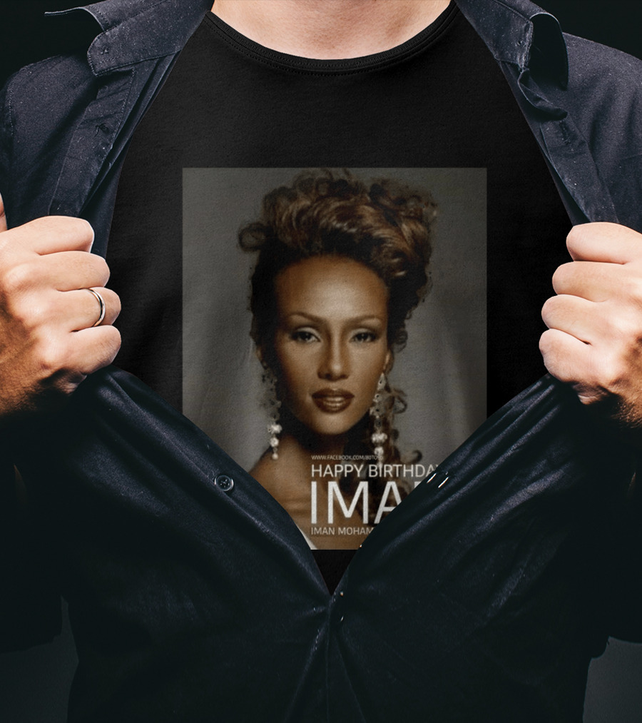 Happy Birthday Iman Mohamed Abdulmajid Celebration T-Shirt