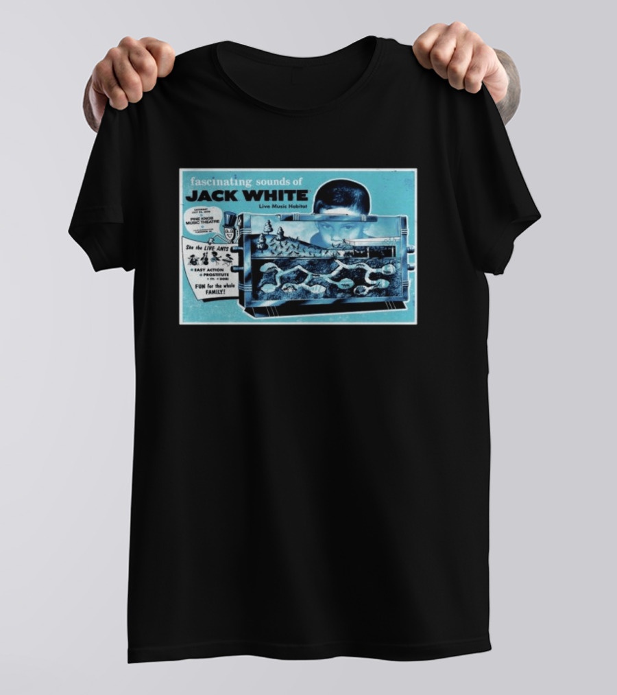 Fascinating Sounds Of Jack White Live Music Habitat Pine Knob Music Theatre 2026 T-Shirt