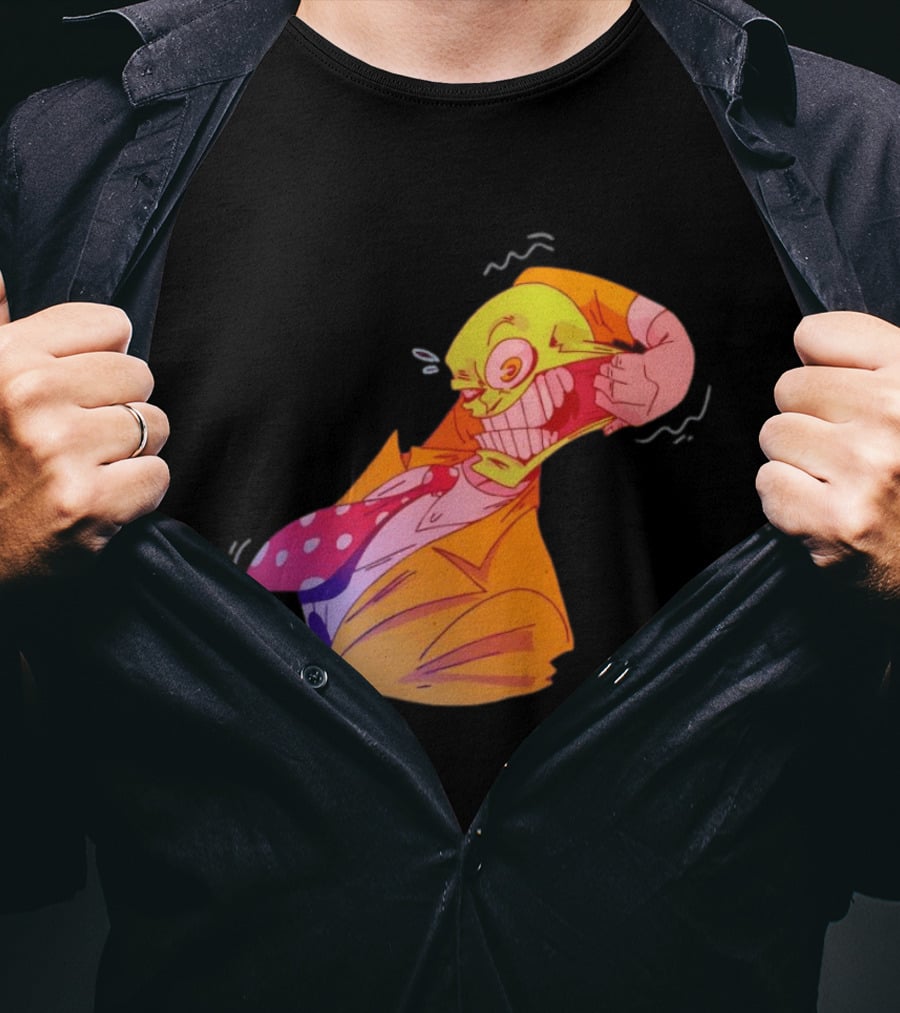 The Mask Dark Horse Comics Face Stretch Iconic Character Pose T-Shirt