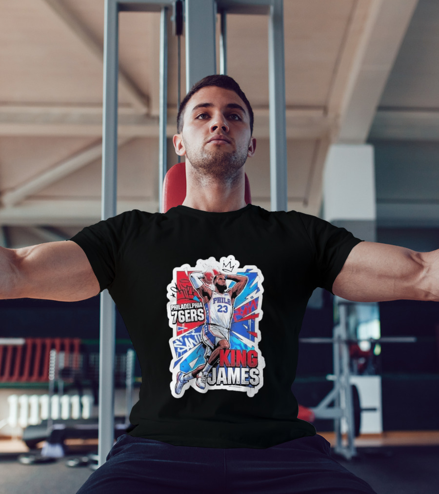 Philadelphia 76ers King James Basketball Fans T-Shirt