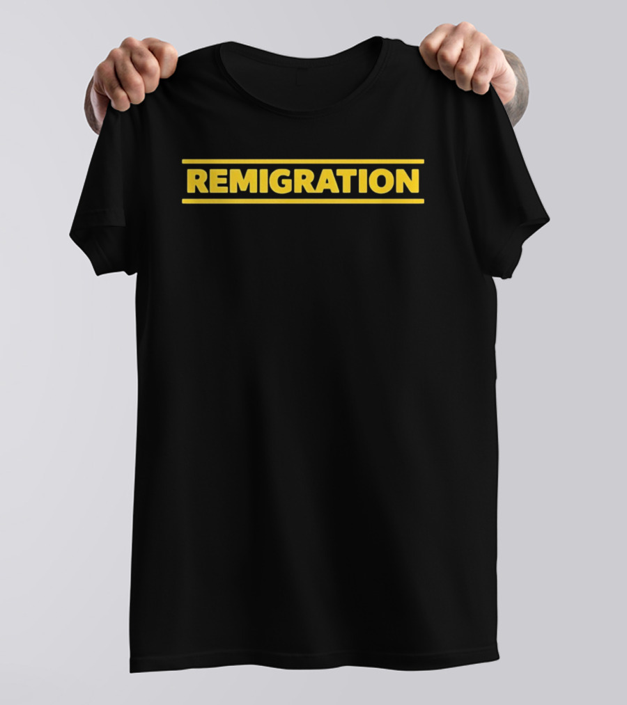 REMIGRATION Bold Yellow T-Shirt