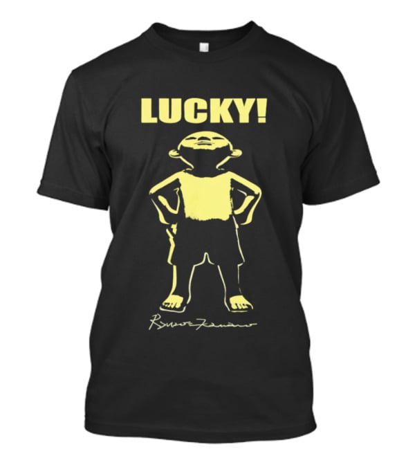 Lucky Renzo Kanano Minimalist Yellow T-Shirt