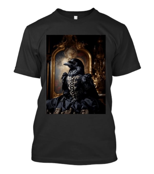 Lady McCrow Ornate Elegance In Rococo Setting T-Shirt