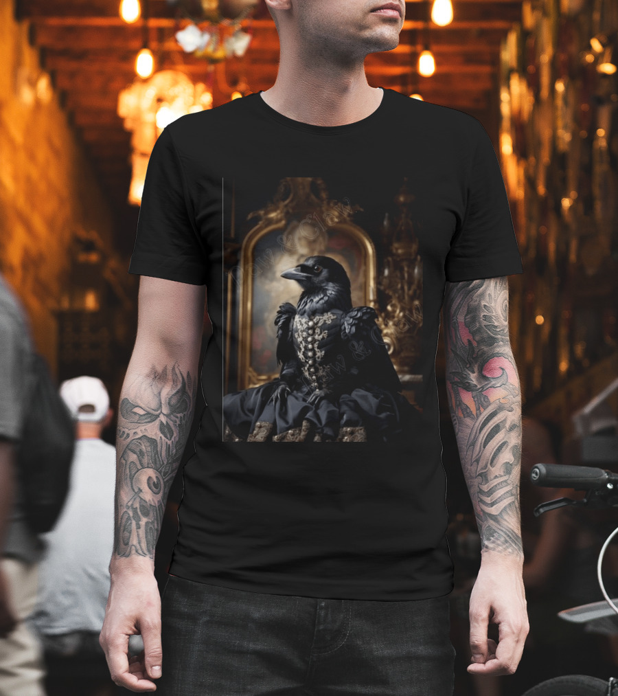 Lady McCrow Ornate Elegance In Rococo Setting T-Shirt