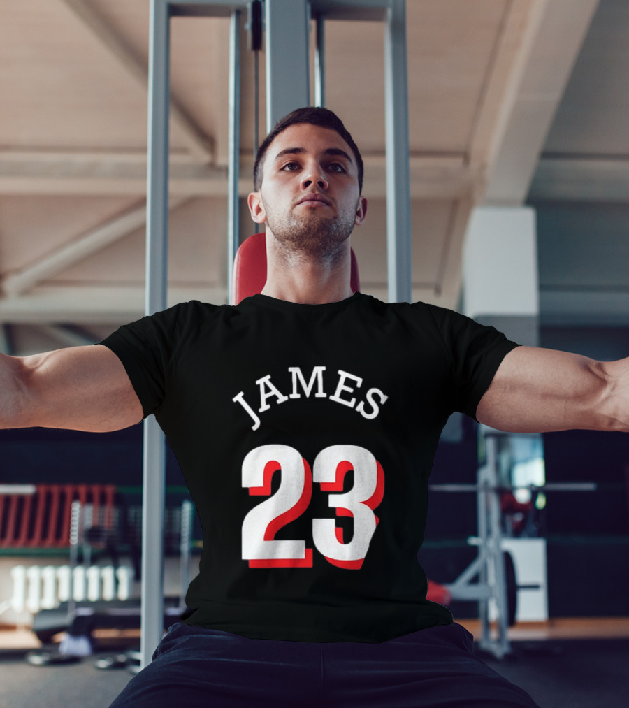 LeBron James 23 Jersey Philadelphia 76ers T-Shirt