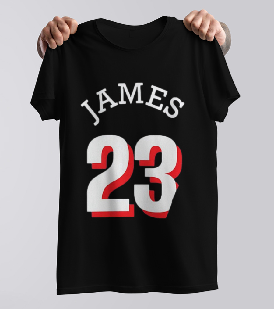 LeBron James 23 Jersey Philadelphia 76ers T-Shirt