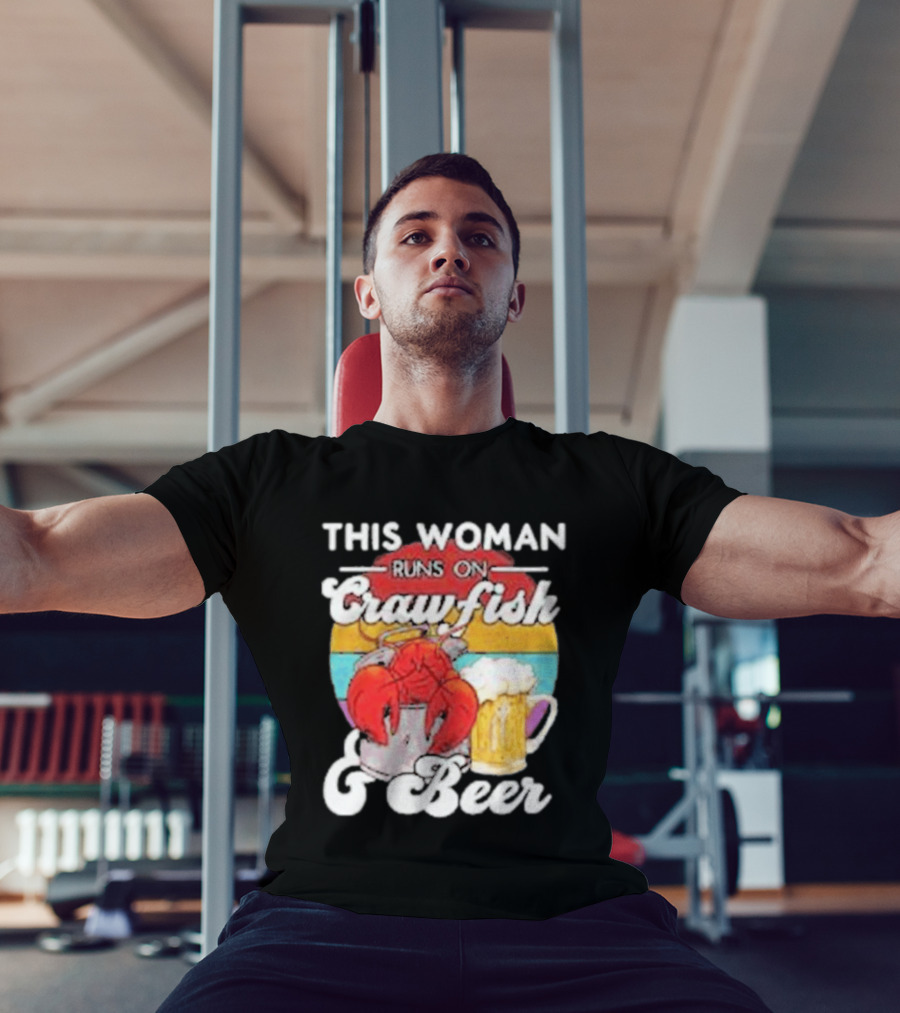 This Woman Runs On Crawfish And Beer With Vintage T-Shirt