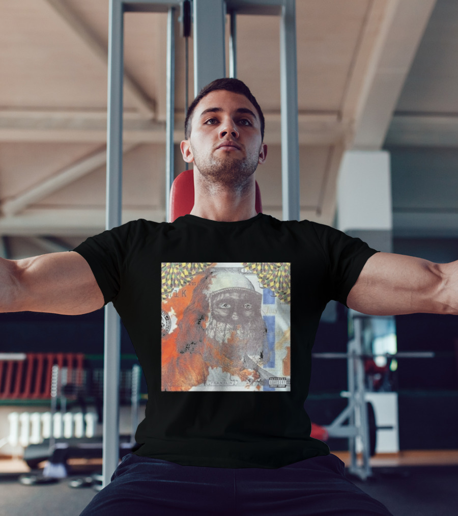 US Vs. Them Franklin Money Mask Art Parental Advisory T-Shirt