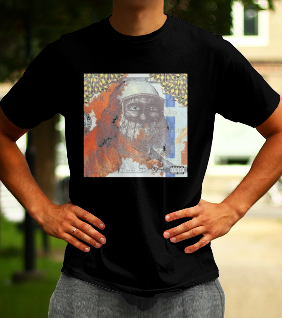 US Vs. Them Franklin Money Mask Art Parental Advisory T-Shirt