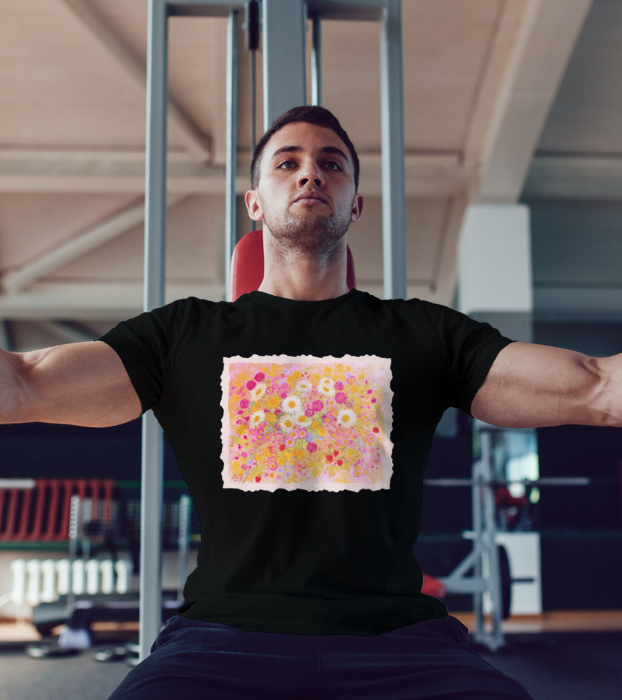 Weeds Are Flowers Too A A Milne Floral Painting With Colorful Blossoms T-Shirt