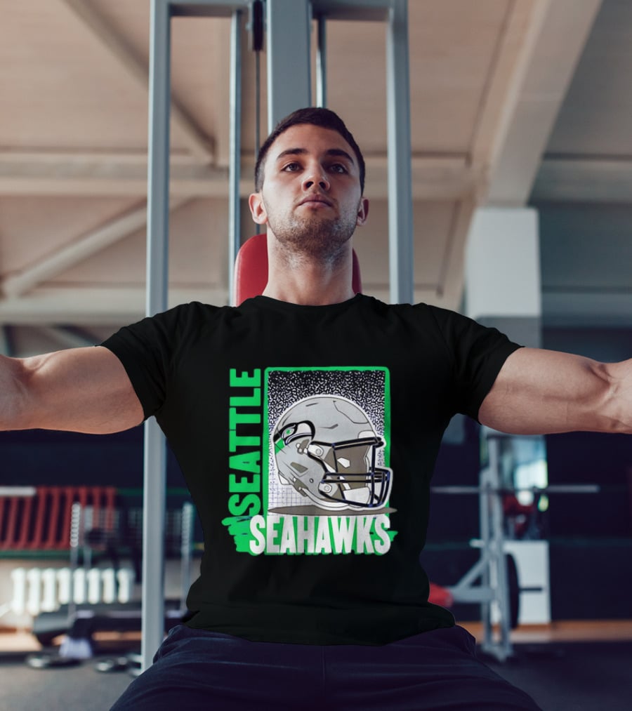 Seattle Seahawks Helmet NFL Football Team Gear T-Shirt