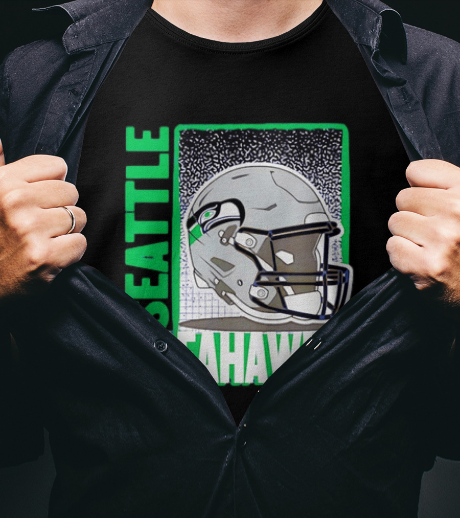 Seattle Seahawks Helmet NFL Football Team Gear T-Shirt