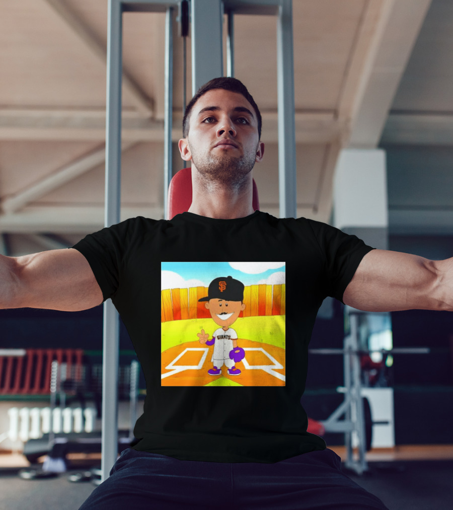 Willy Adames San Francisco Giants Cartoon Player T-Shirt