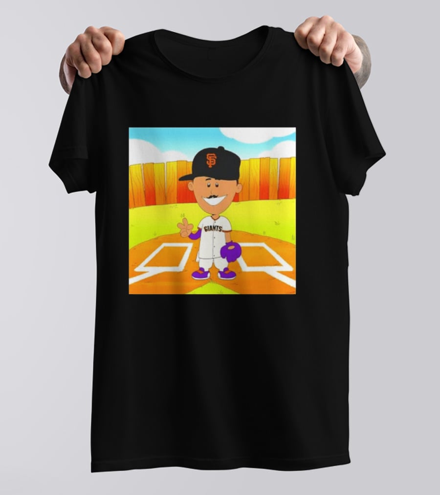 Willy Adames San Francisco Giants Cartoon Player T-Shirt