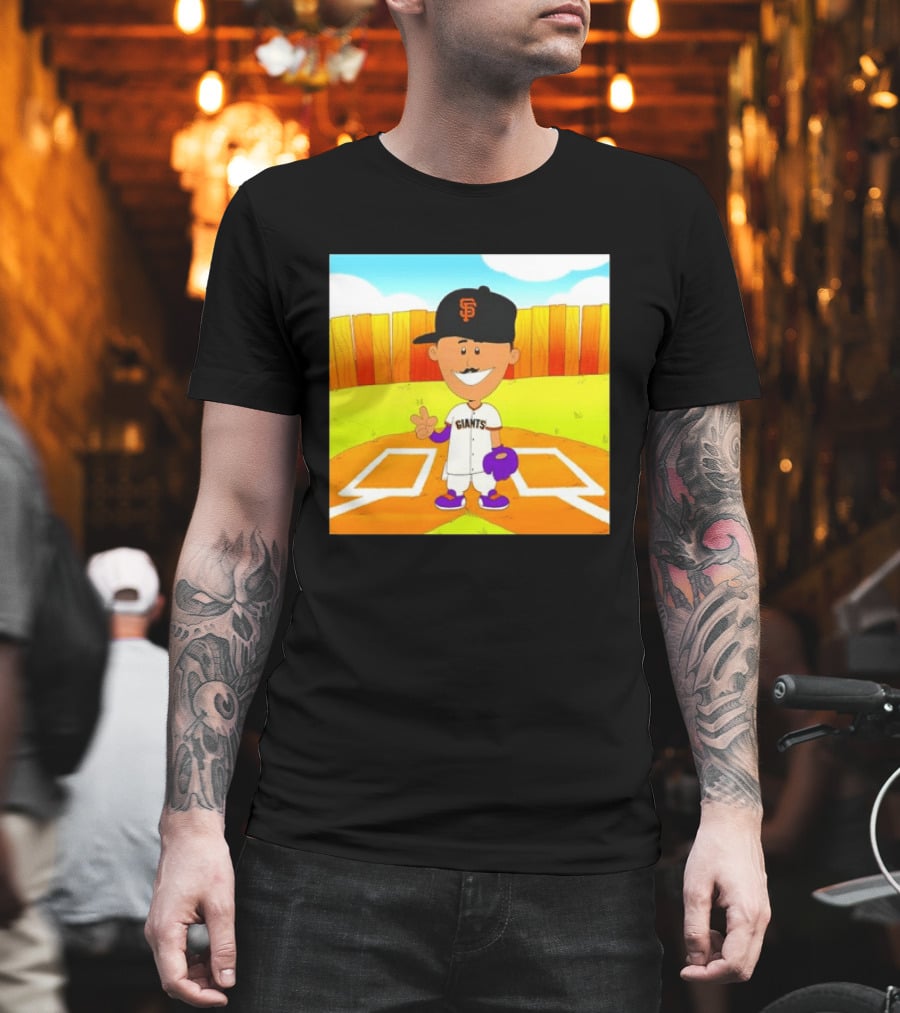 Willy Adames San Francisco Giants Cartoon Player T-Shirt