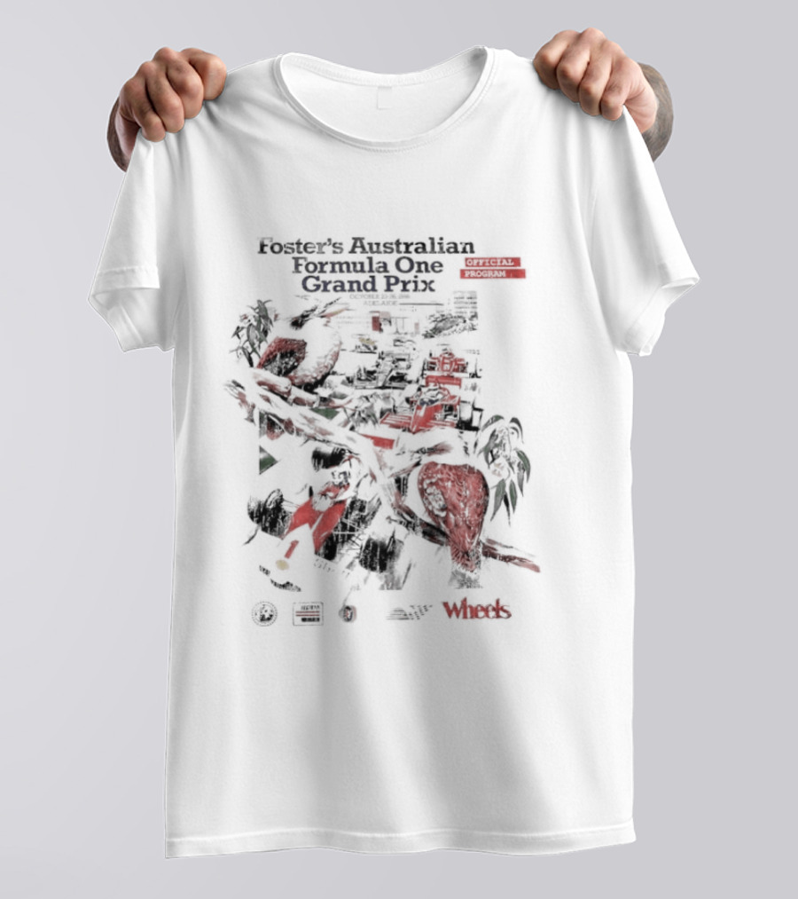 Foster's Australian Formula One Grand Prix Adelaide 1986 Program T-Shirt