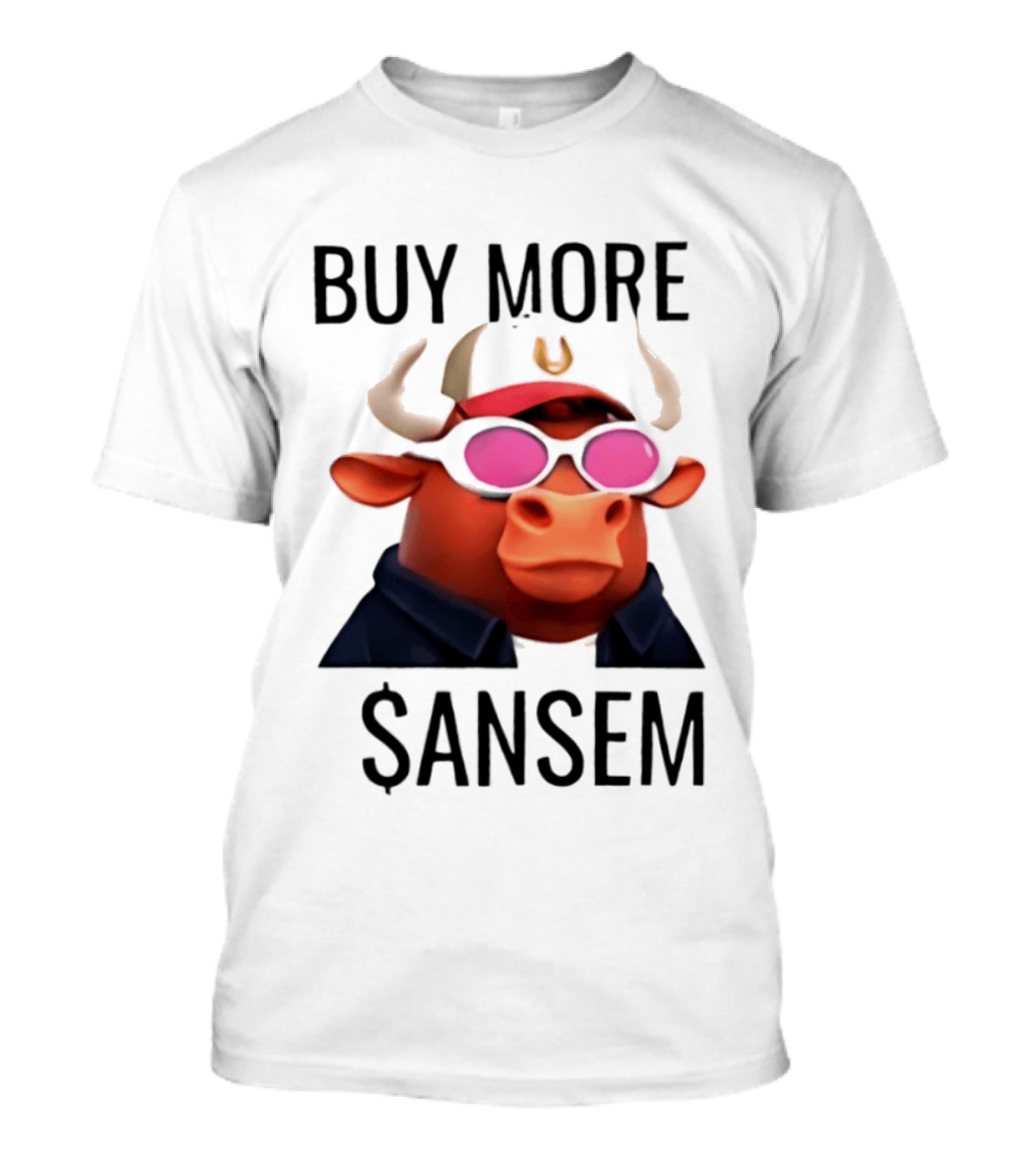 BUY MORE SANSEM Crypto Bull Finance T-Shirt