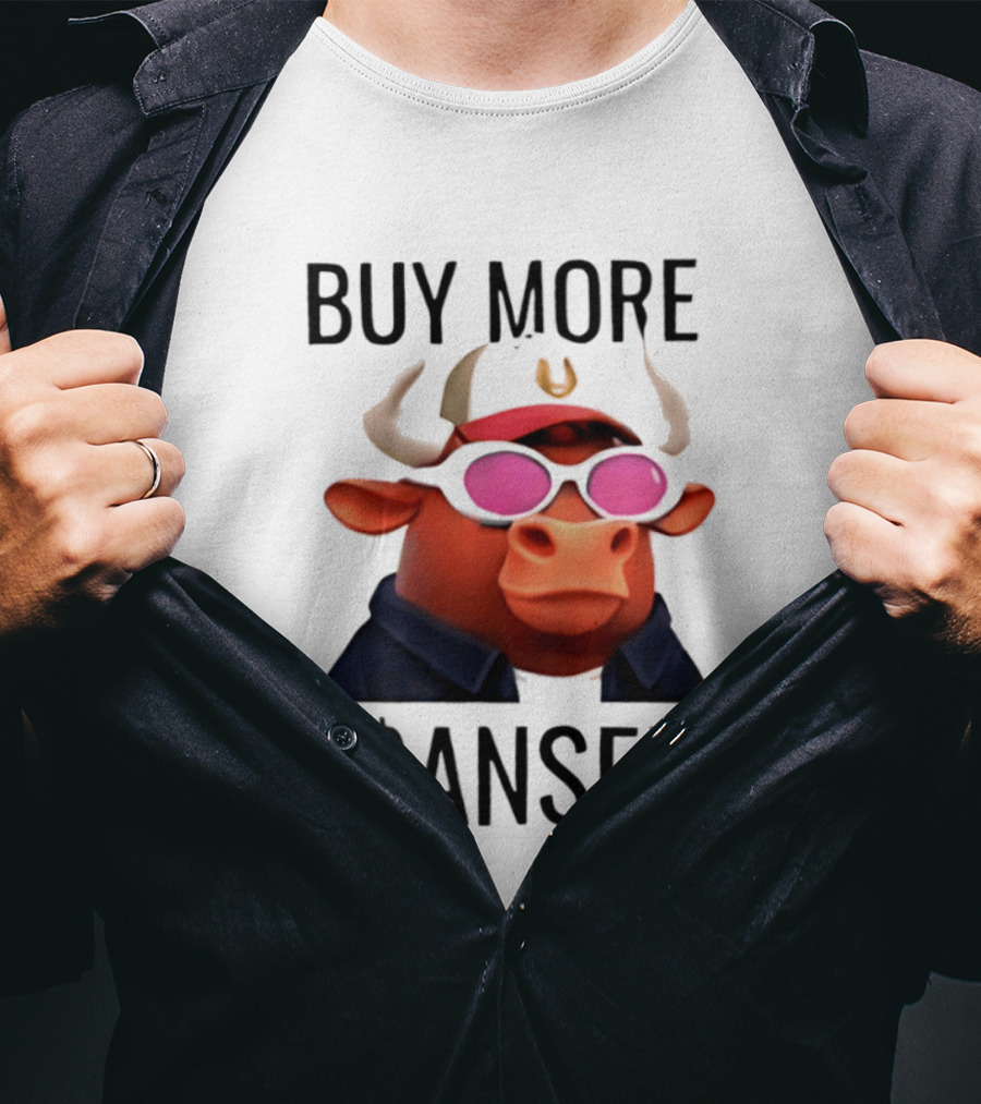 BUY MORE SANSEM Crypto Bull Finance T-Shirt