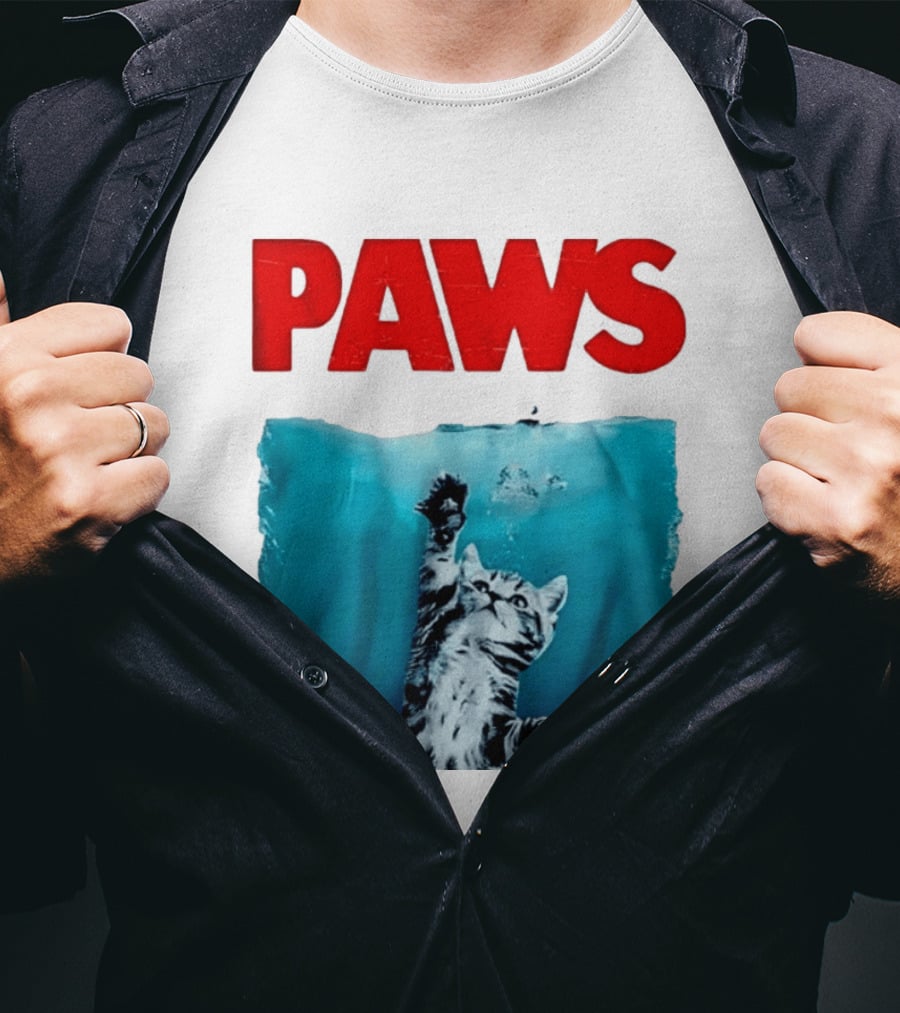 PAWS Cat Kitten Jaws T-Shirt