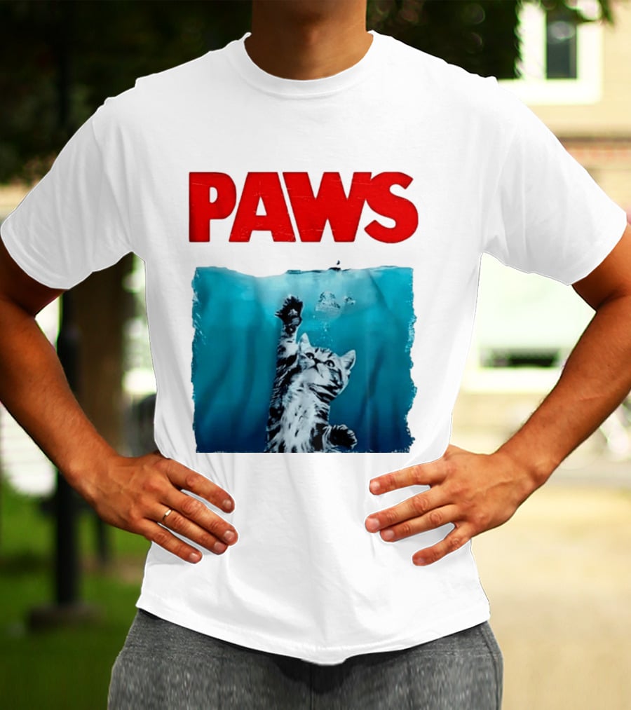 PAWS Cat Kitten Jaws T-Shirt