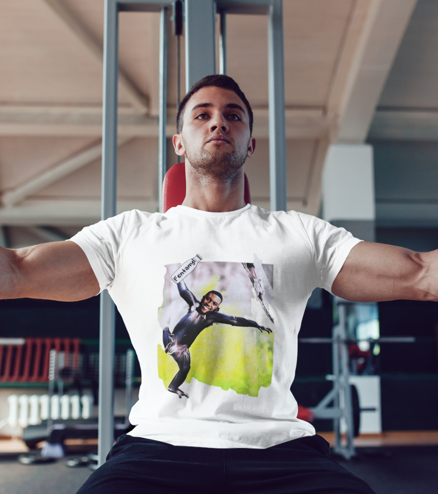 Chadwick Boseman Fentanyl Monkey T-Shirt