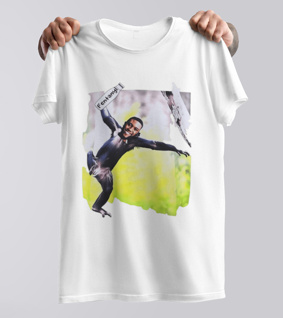 Chadwick Boseman Fentanyl Monkey T-Shirt