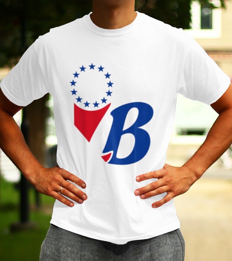 Chinatown Market Store Let Brotherly Love Philadelphia B Icon Circle Stars T-Shirt
