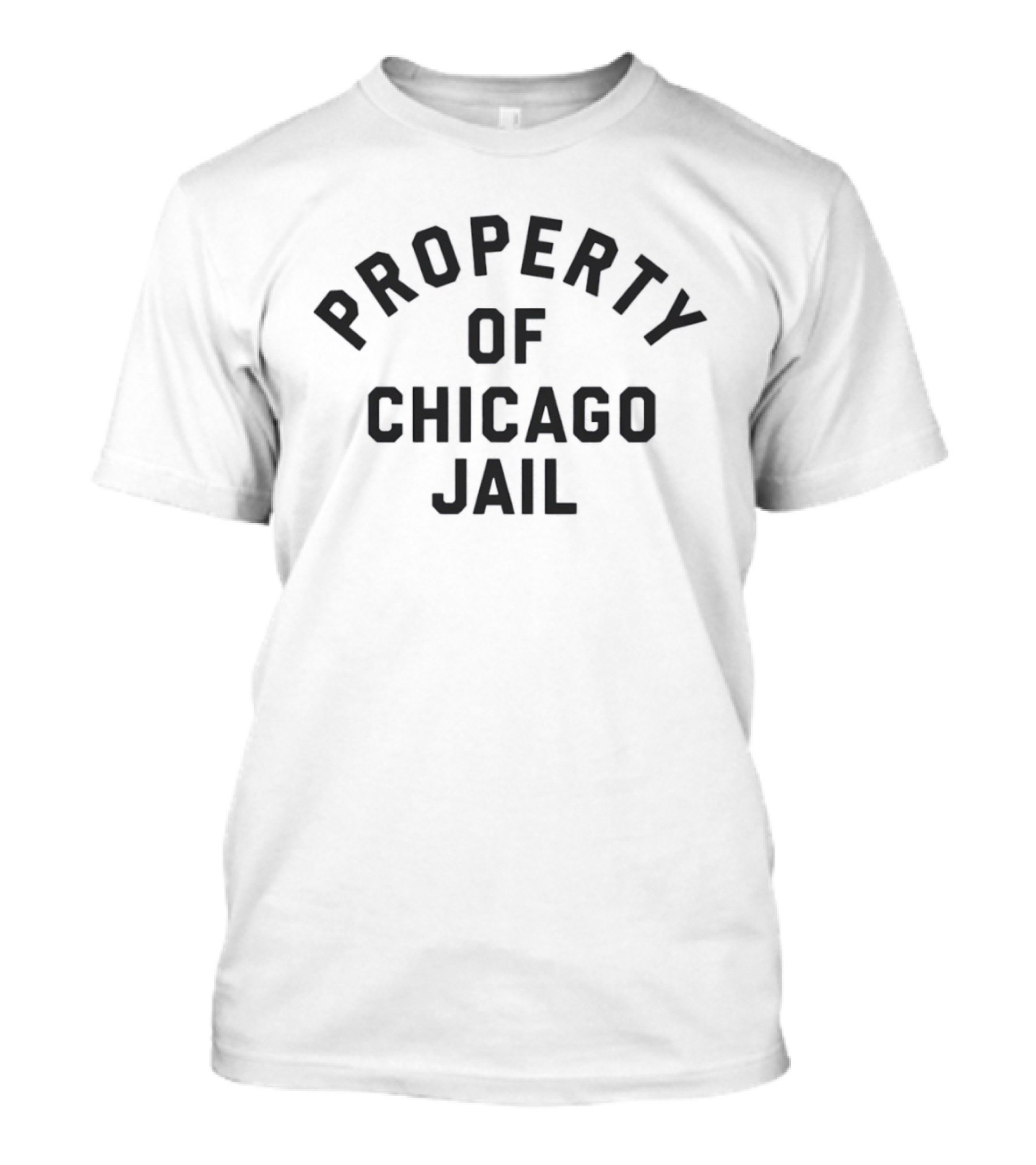 Property Of Chicago Jail Novelty T-Shirt