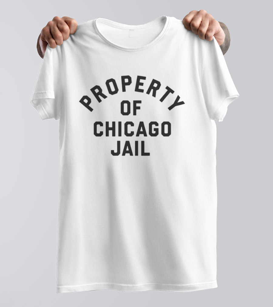 Property Of Chicago Jail Novelty T-Shirt