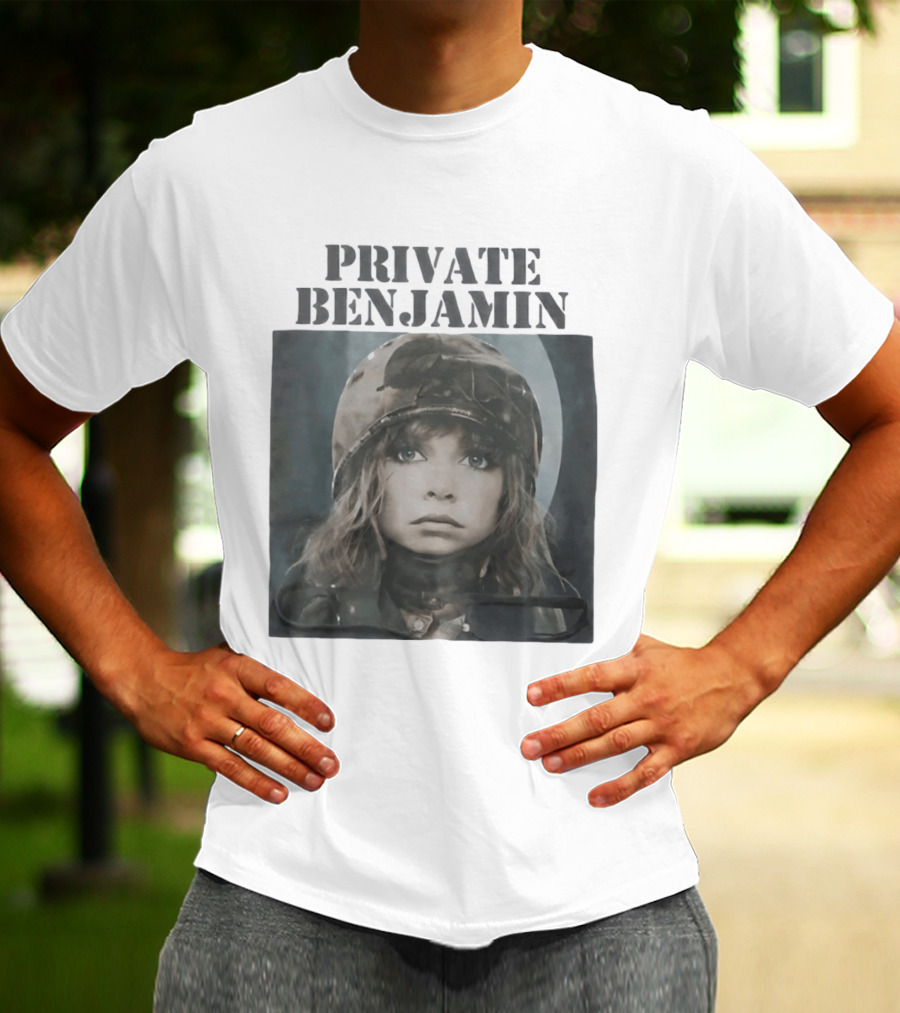 Private Benjamin Goldie Hawn 1980s Movie Iconic Military T-Shirt