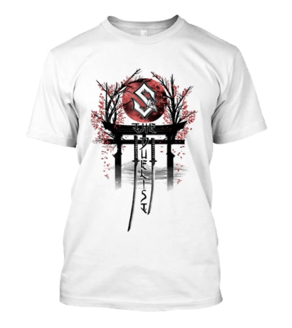 Sabaton Store Signed The Duelist S Symbol Red Circle Blossom T-Shirt