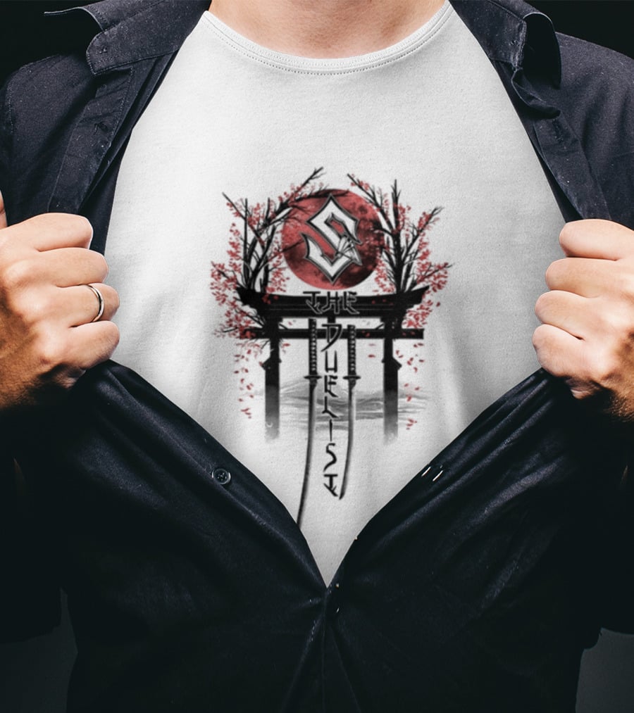 Sabaton Store Signed The Duelist S Symbol Red Circle Blossom T-Shirt