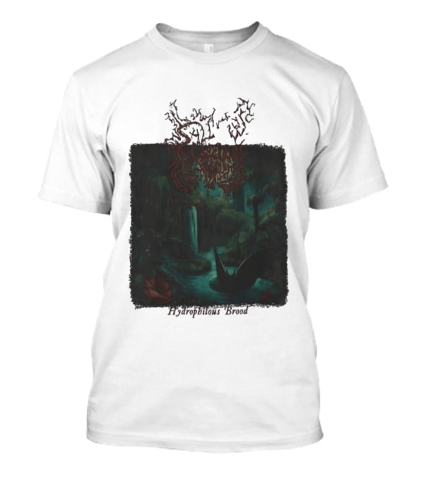 Sallow Hydrophilous Brood Metal Nightmare Forest Scene T-Shirt