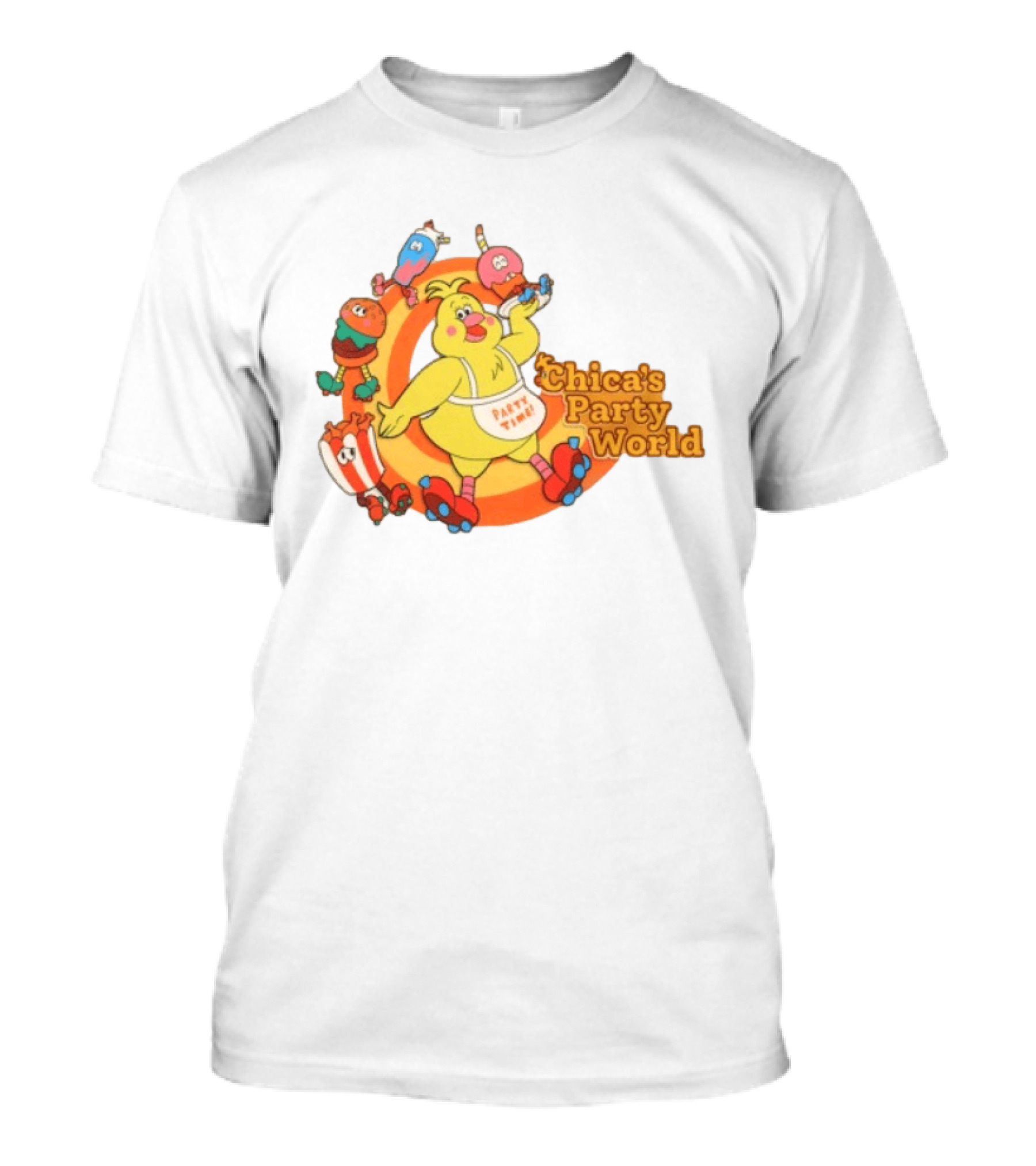 Hex Store Hex X Fnaf Chica's Party World Secret Of The Mimic 2 Party Time T-Shirt